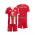 Camisola Bayern de Munique Criança Equipamento Primeiro 2025-2026 Manga Curta